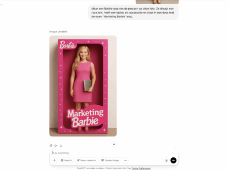 Zo maak je een AI-Barbie van jezelf met ChatGPT