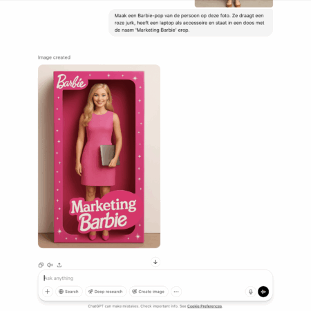 Zo maak je een AI-Barbie van jezelf met ChatGPT